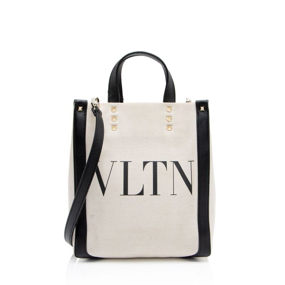 Valentino Canvas Rockstud VLTN Grande Plage N/S Mini Tote